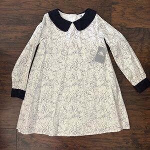 Disney Black and White Patterned Dress